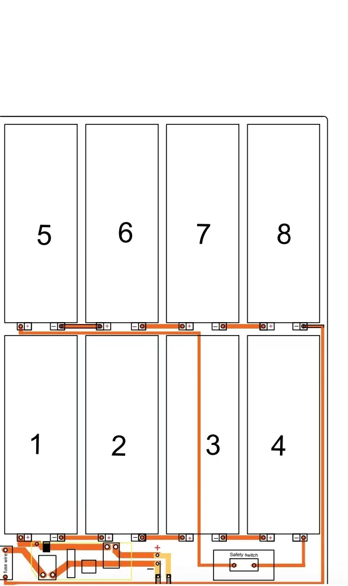 Tesla Battery LFP 56KWH Modules Original for VW Beetle, Kombi, Land Rover and Land Cruiser Tax Free with Shipping